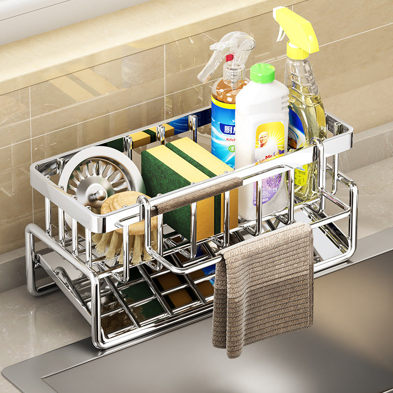 Stainless Steel Kitchen Sink Storage Rack