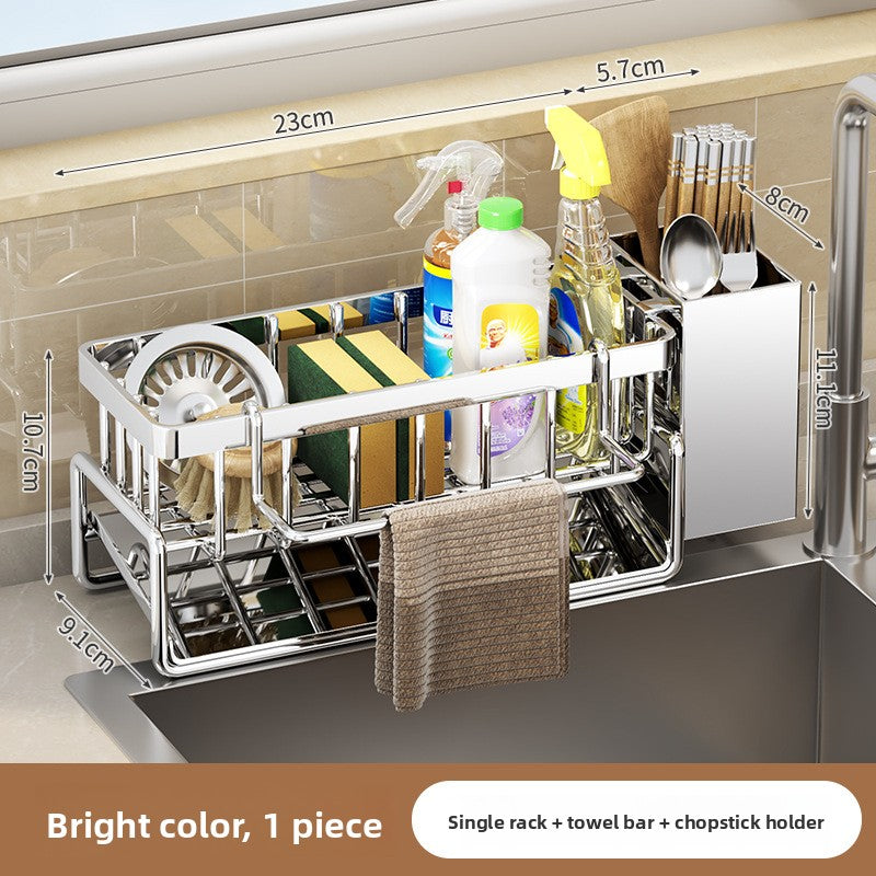 Stainless Steel Kitchen Sink Storage Rack