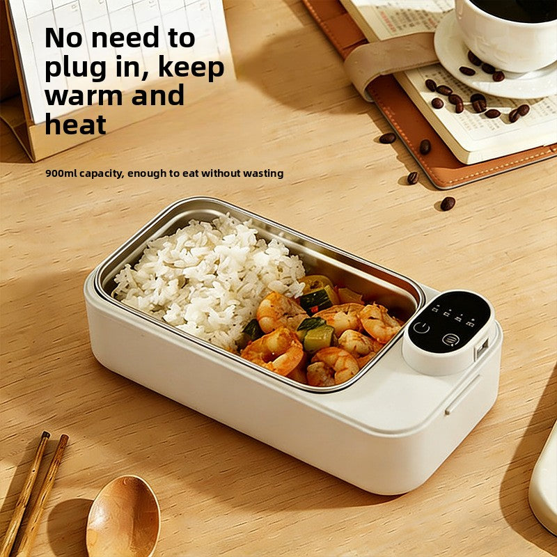 Water-Free Heating Lunch Box, USB Charging Portable Insulated Lunch Box
