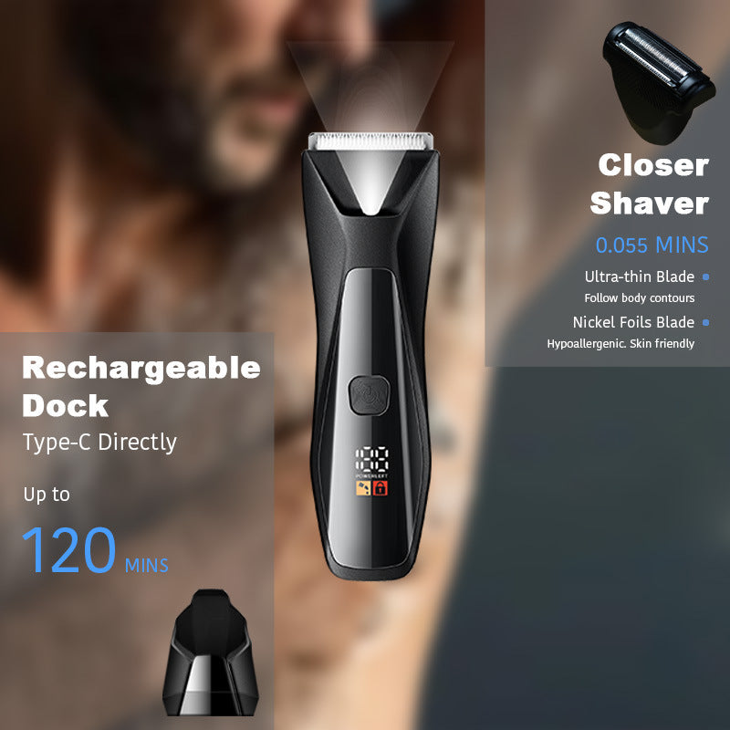 Men's Electric Body Groomer Shaver