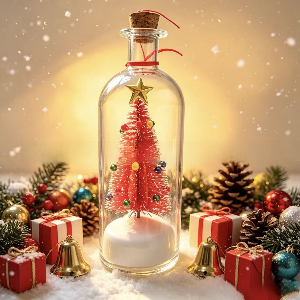 Christmas Tree Message in a Bottle Christmas gift
