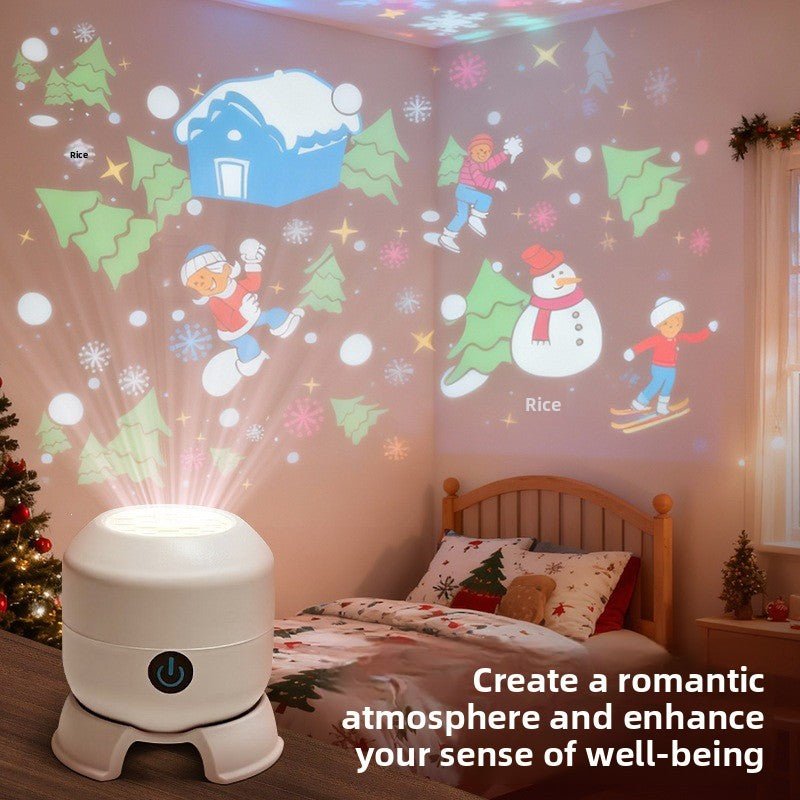 LED Rotating Projection Night Light