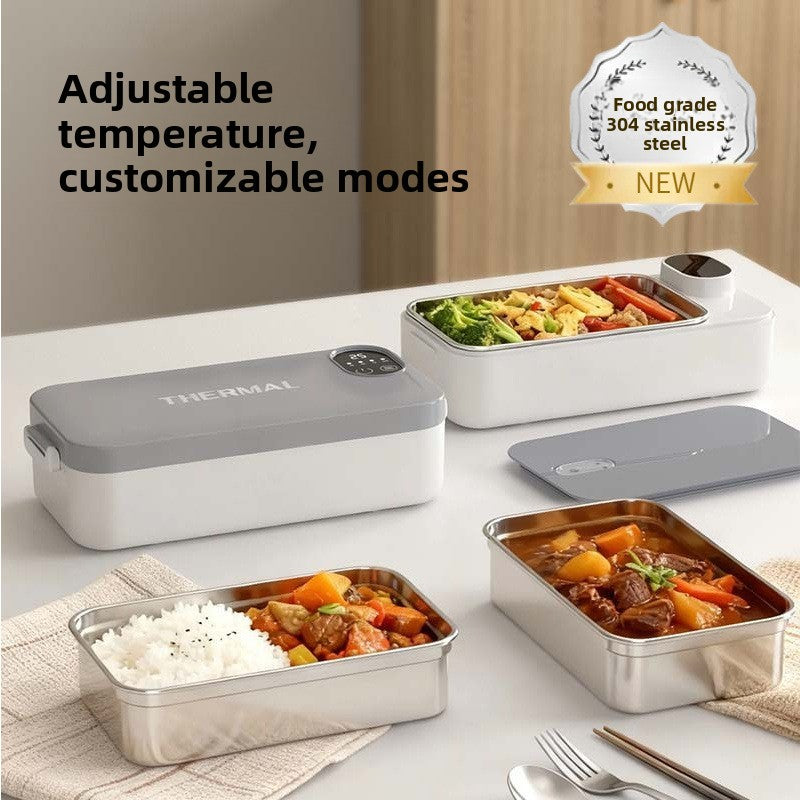 Water-Free Heating Lunch Box, USB Charging Portable Insulated Lunch Box