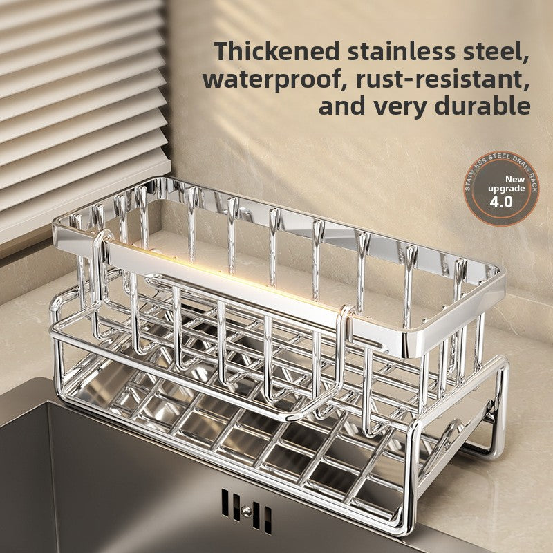 Stainless Steel Kitchen Sink Storage Rack