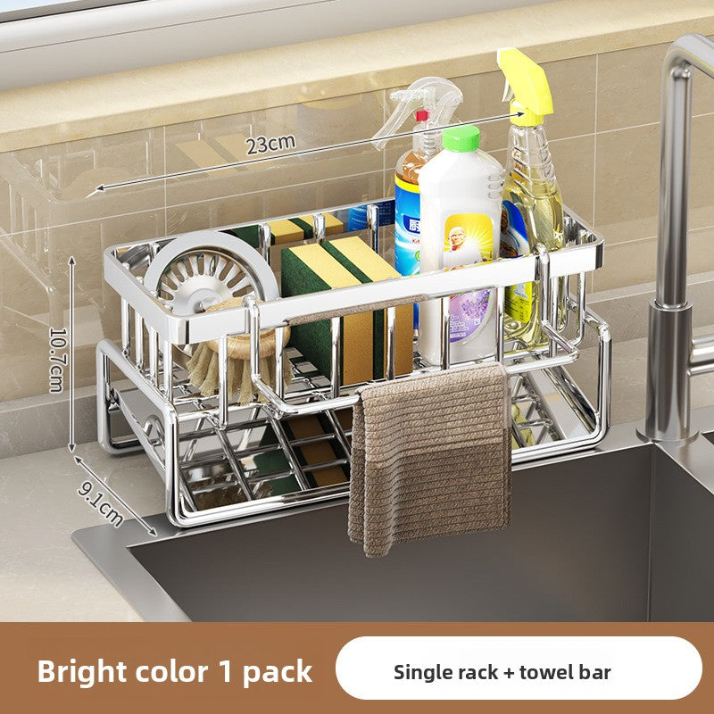 Stainless Steel Kitchen Sink Storage Rack