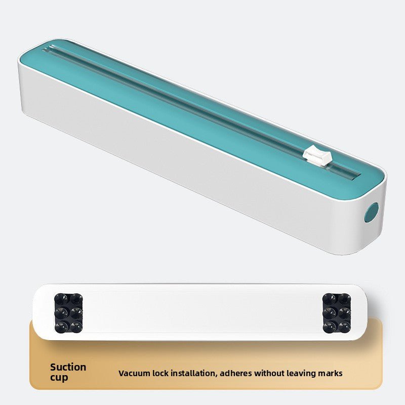 Adjustable Kitchen Wrap Cutter with Storage - Neednest