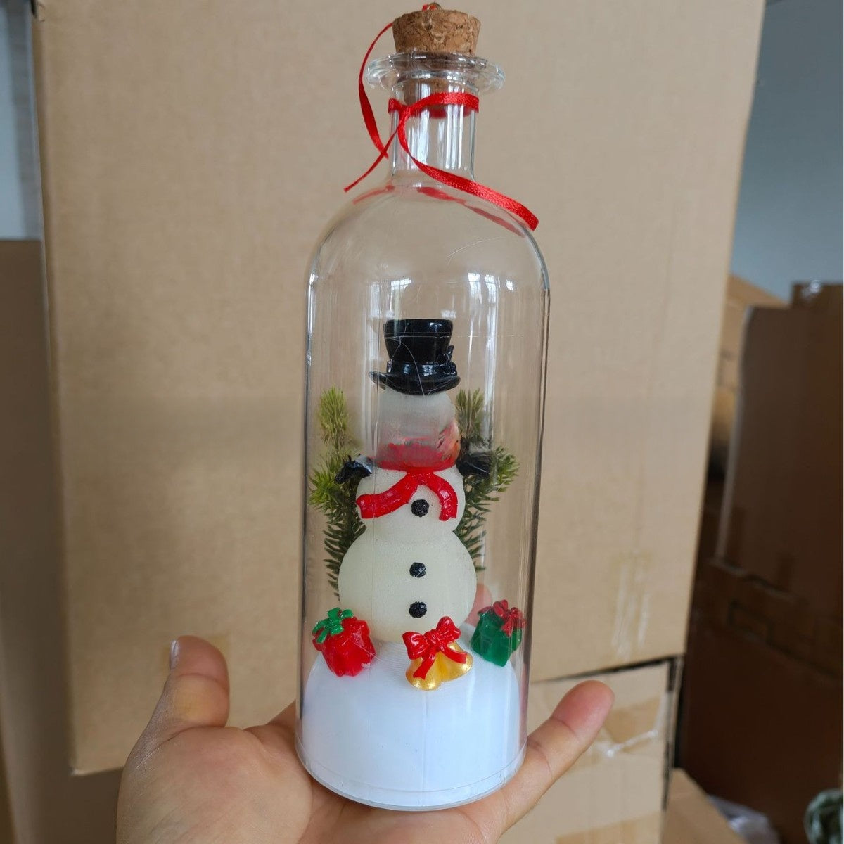 Christmas Tree Message in a Bottle Christmas gift