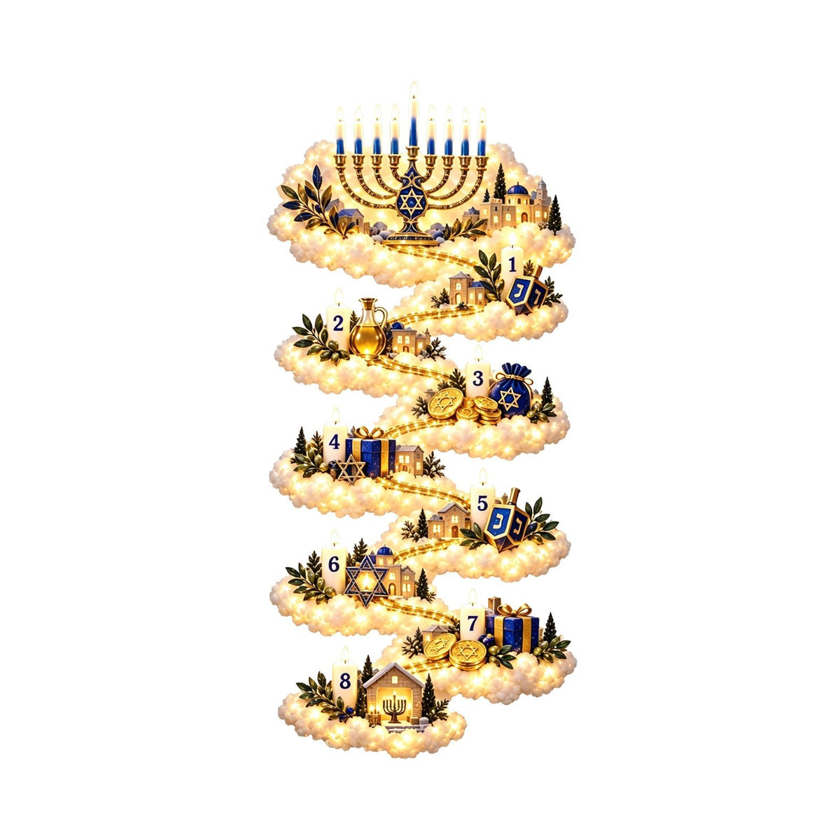 Christmas Magic Trail Wall Light - Neednest