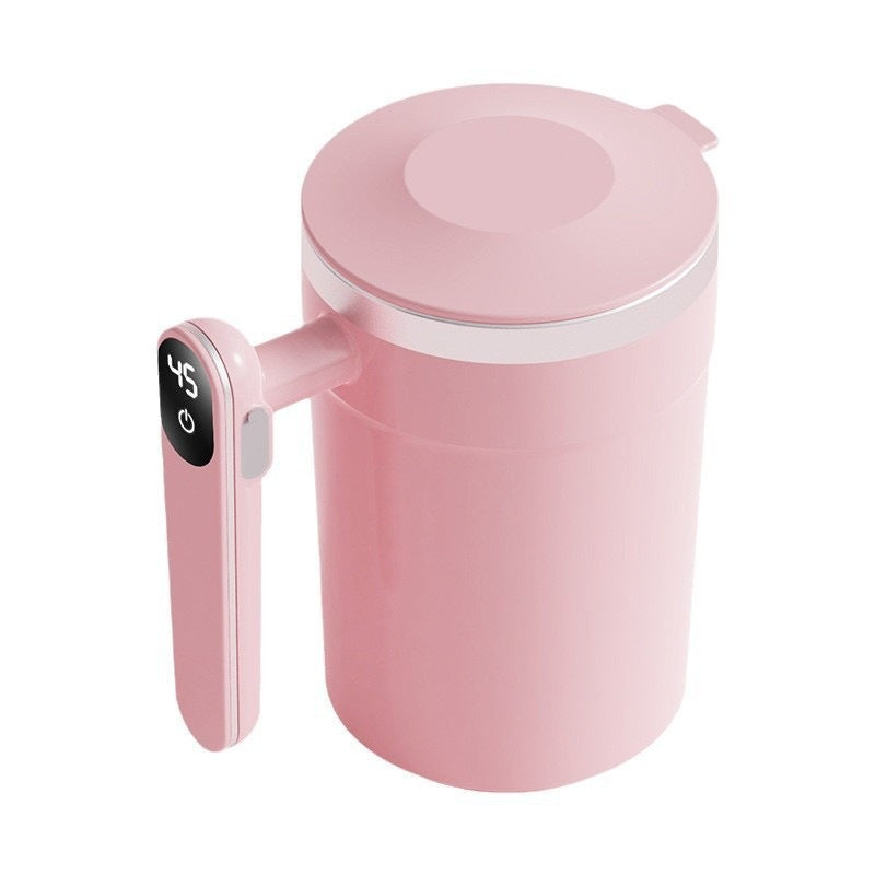 Smart Magnetic Automatic Mixing Cup with Temperature Display
