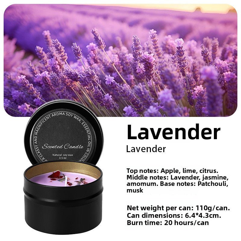 Dried flower crystal soy wax scented candle - Neednest