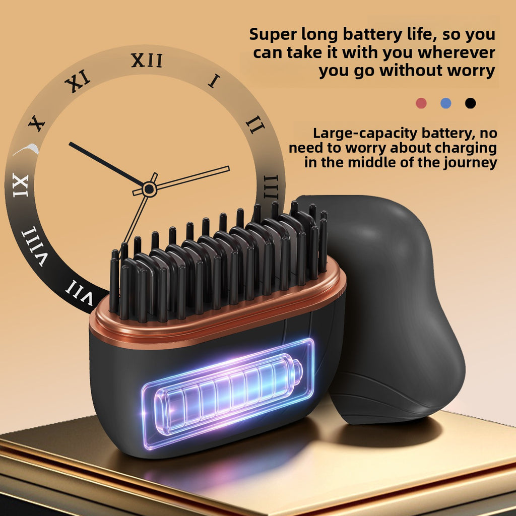 Wireless Hair Straightener and Curler Dual Styling Comb
