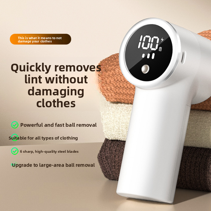 Digital Display Rechargeable Lint Trimmer
