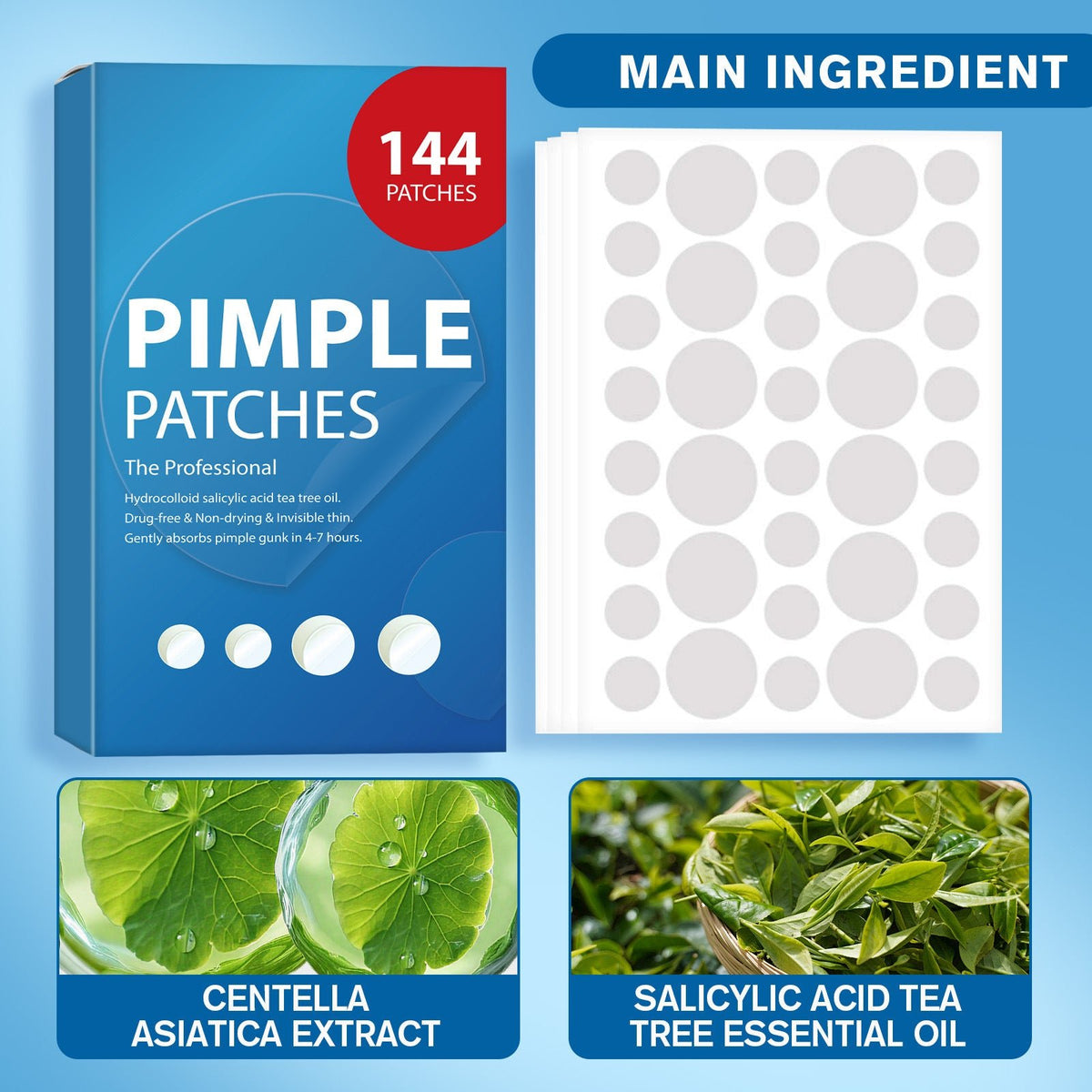 Invisible Pimple Stickers to Cover Acne Facial Care - Neednest