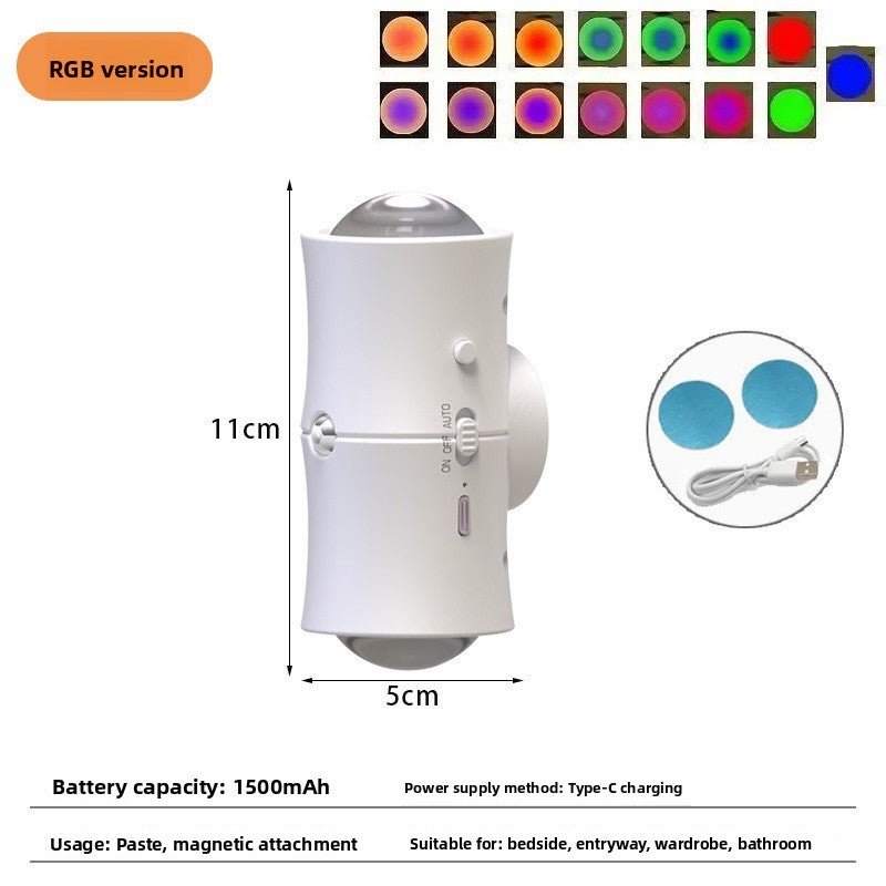 Magnetic Rechargeable RGB Wall Lamp - Neednest