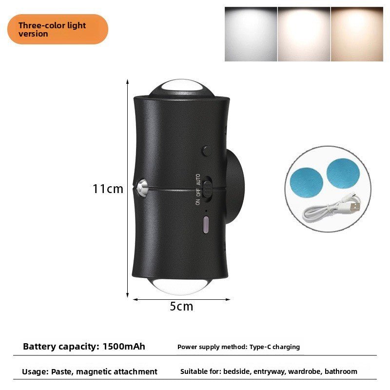 Magnetic Rechargeable RGB Wall Lamp - Neednest