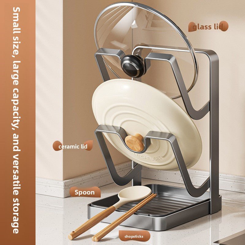 Multifunctional Kitchen Pot Lid Organizer Rack - Neednest
