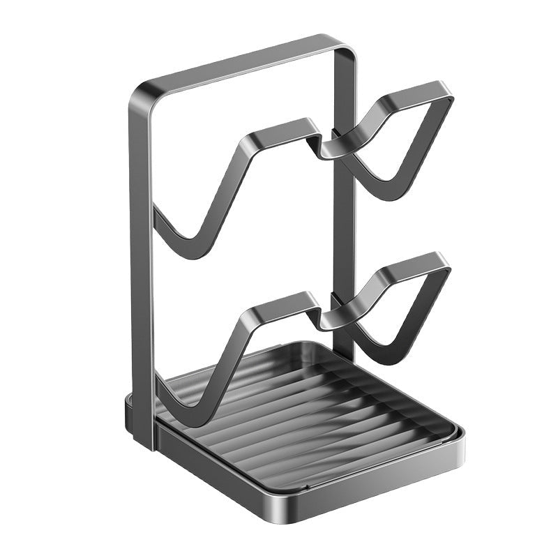 Multifunctional Kitchen Pot Lid Organizer Rack - Neednest