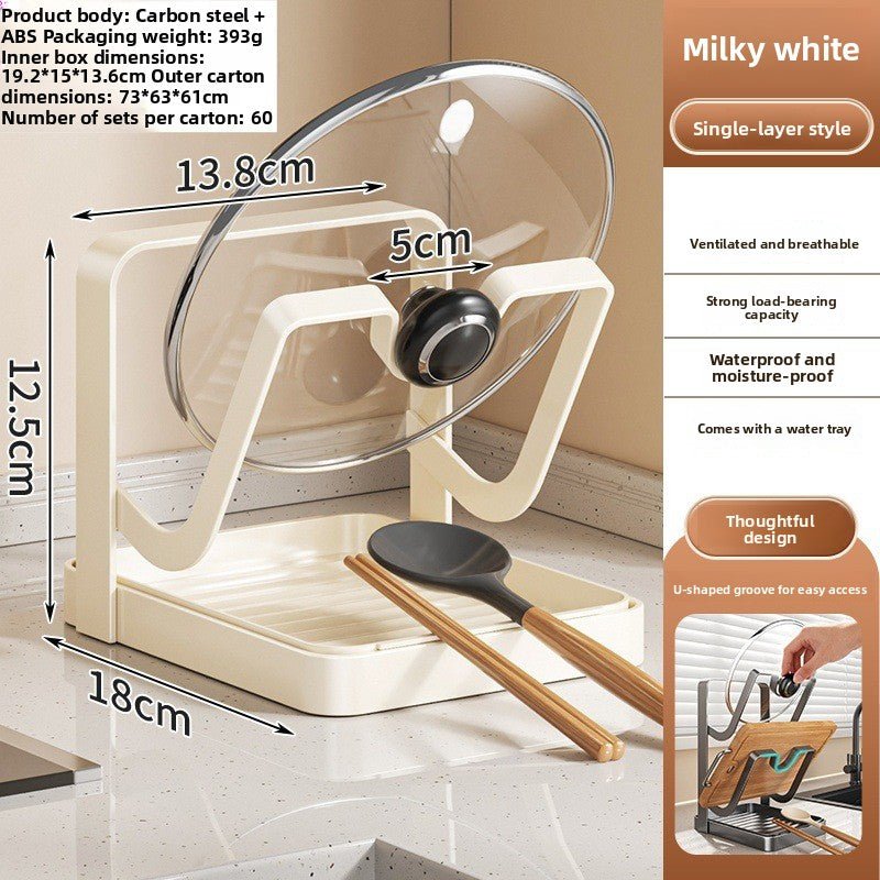 Multifunctional Kitchen Pot Lid Organizer Rack - Neednest
