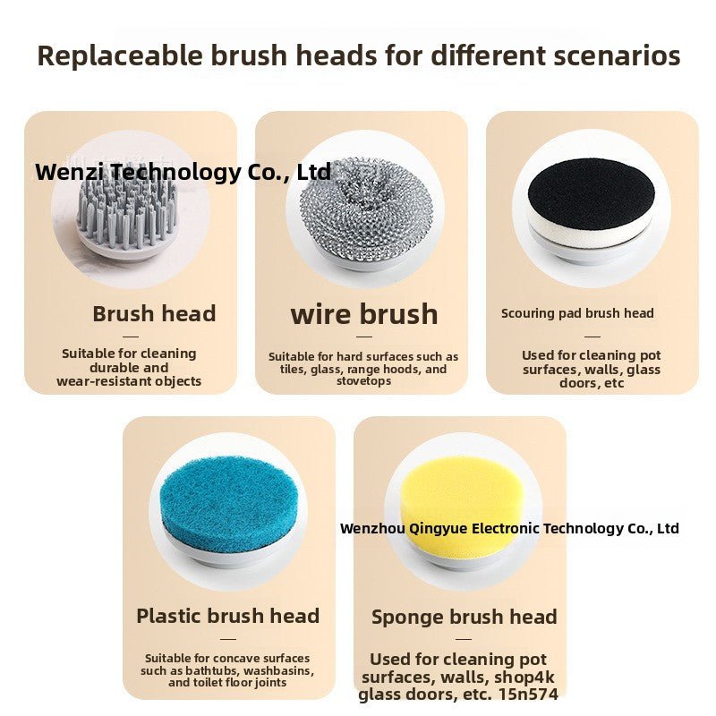Rechargeable Electric Pot Scrubber Brush - Neednest