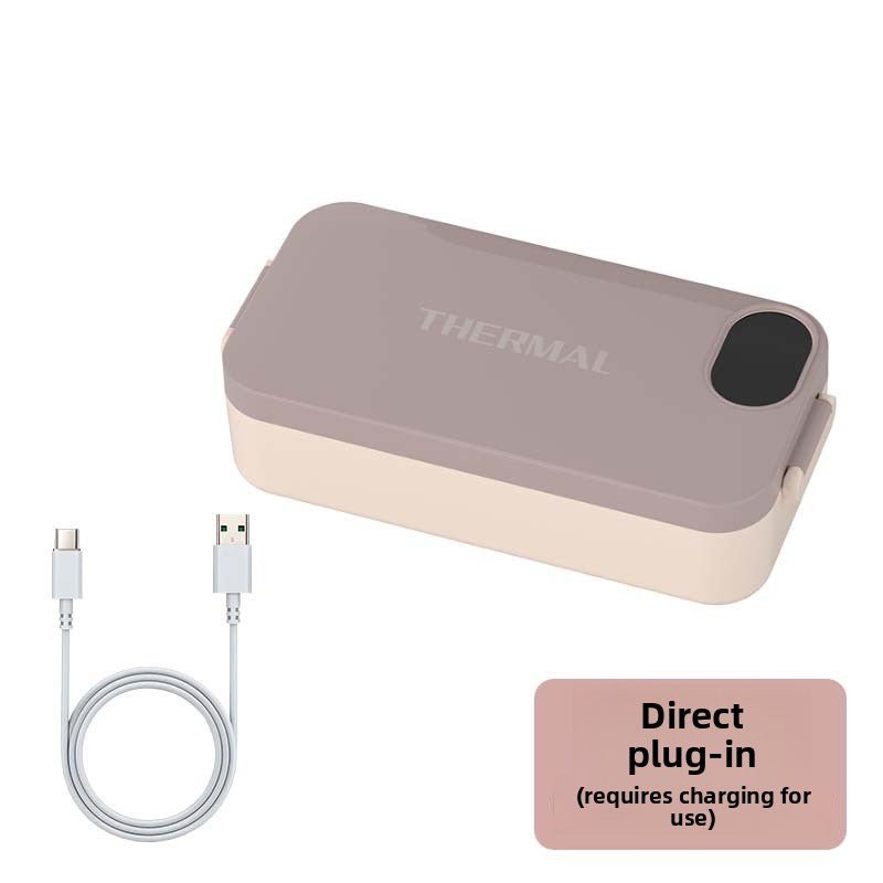 Water-Free Heating Lunch Box, USB Charging Portable Insulated Lunch Box - Neednest